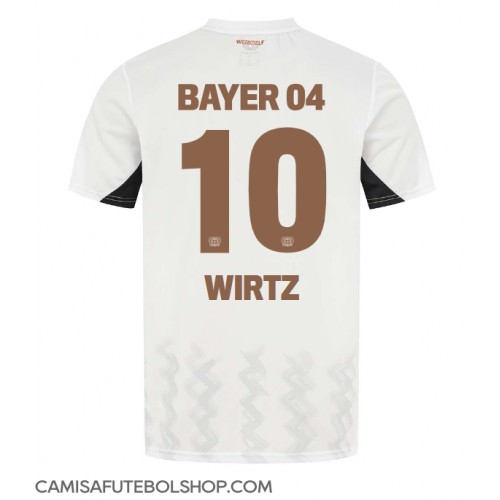 Camisa de time de futebol Bayer Leverkusen Florian Wirtz #10 Replicas 2º Equipamento 2024-25 Manga Curta